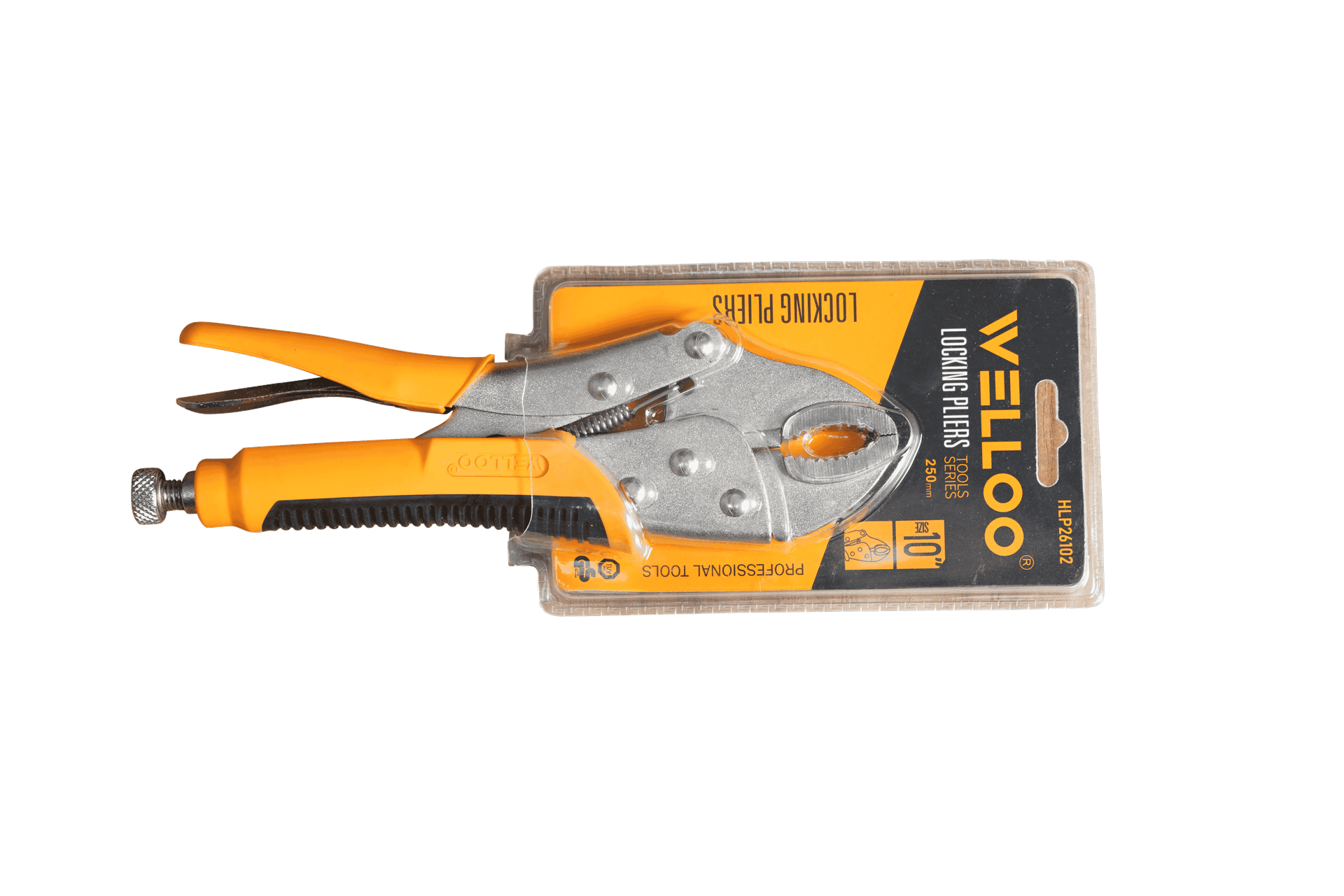 Curved Jaw Locking Pliers with Grip 10" | HLP26102B